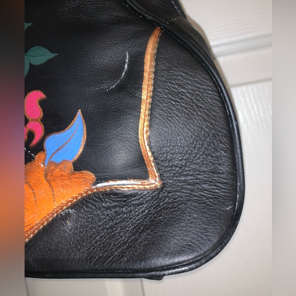 Biacci hand painted Floral Bag - Picture 8 of 16